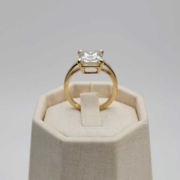 Princess Cut Moissanite Ring