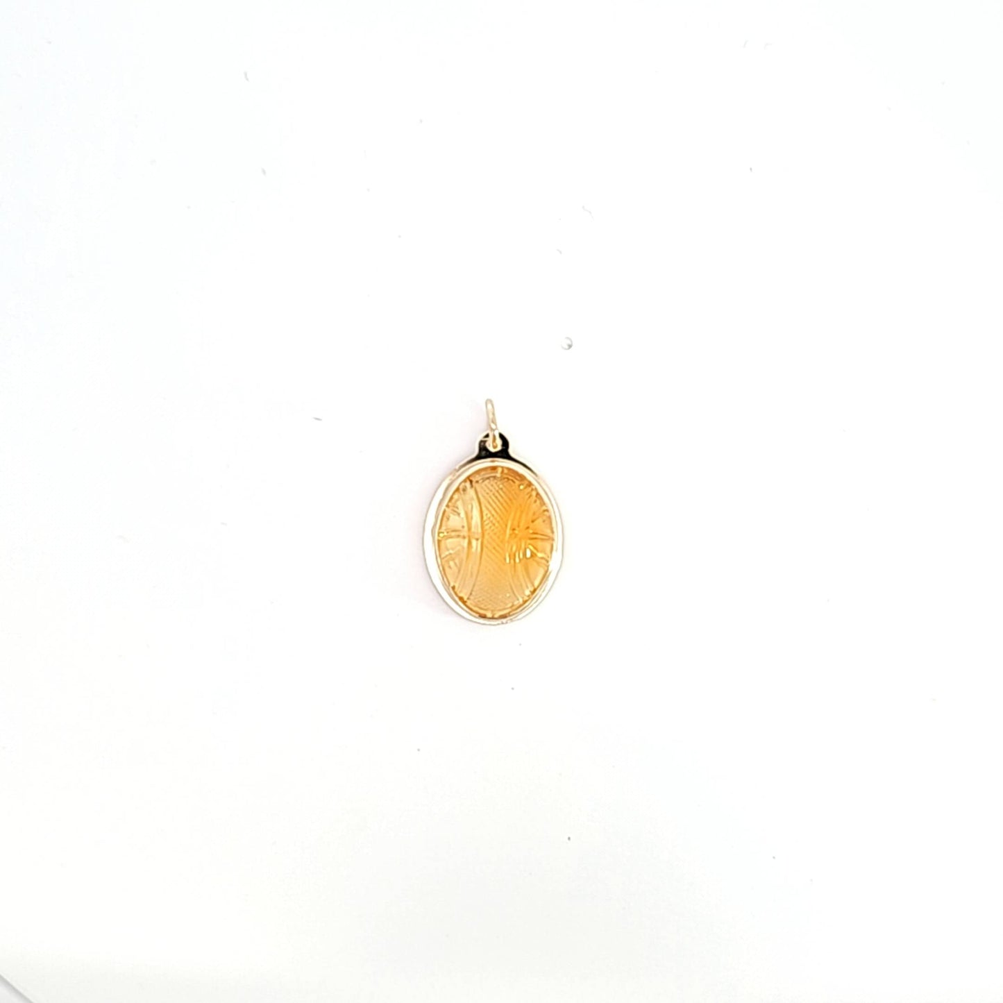 Carved Citrine Pendant