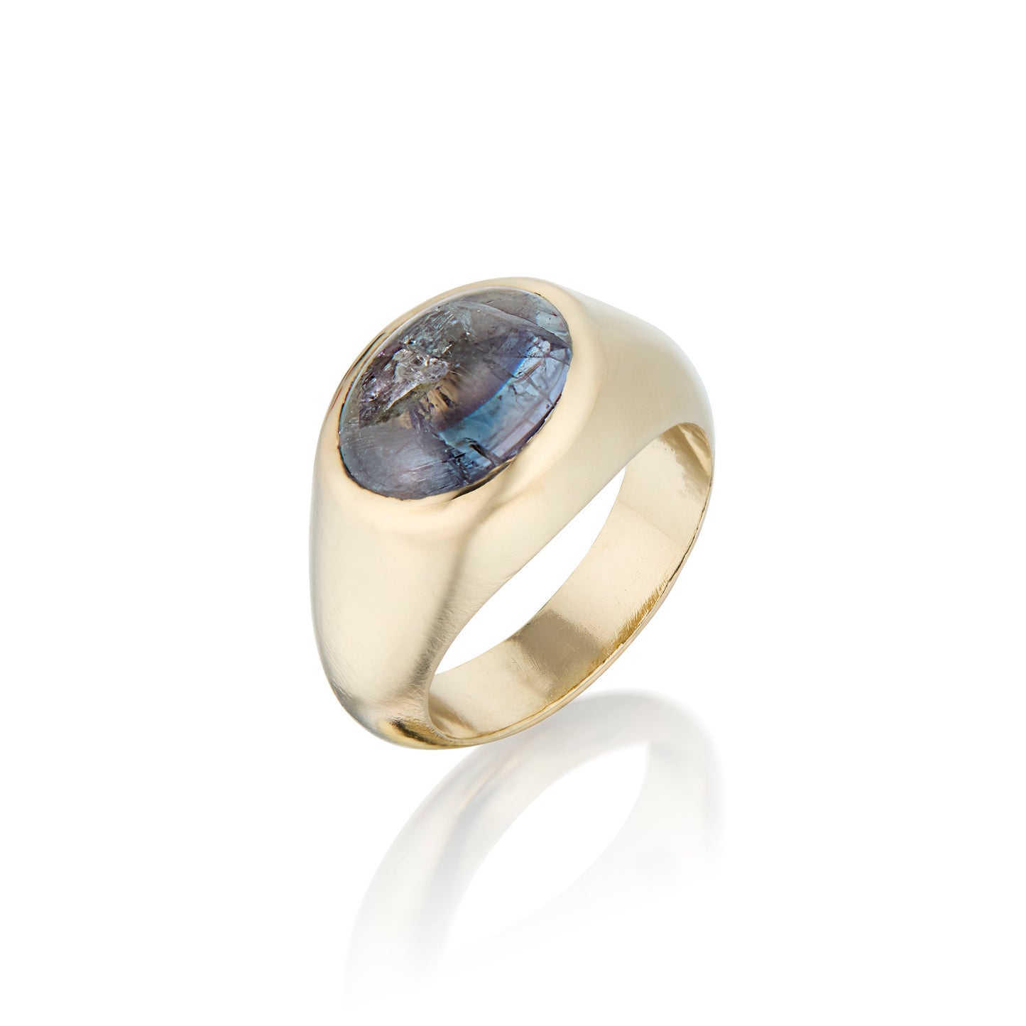 Tanzanite Cabochon Ring 2