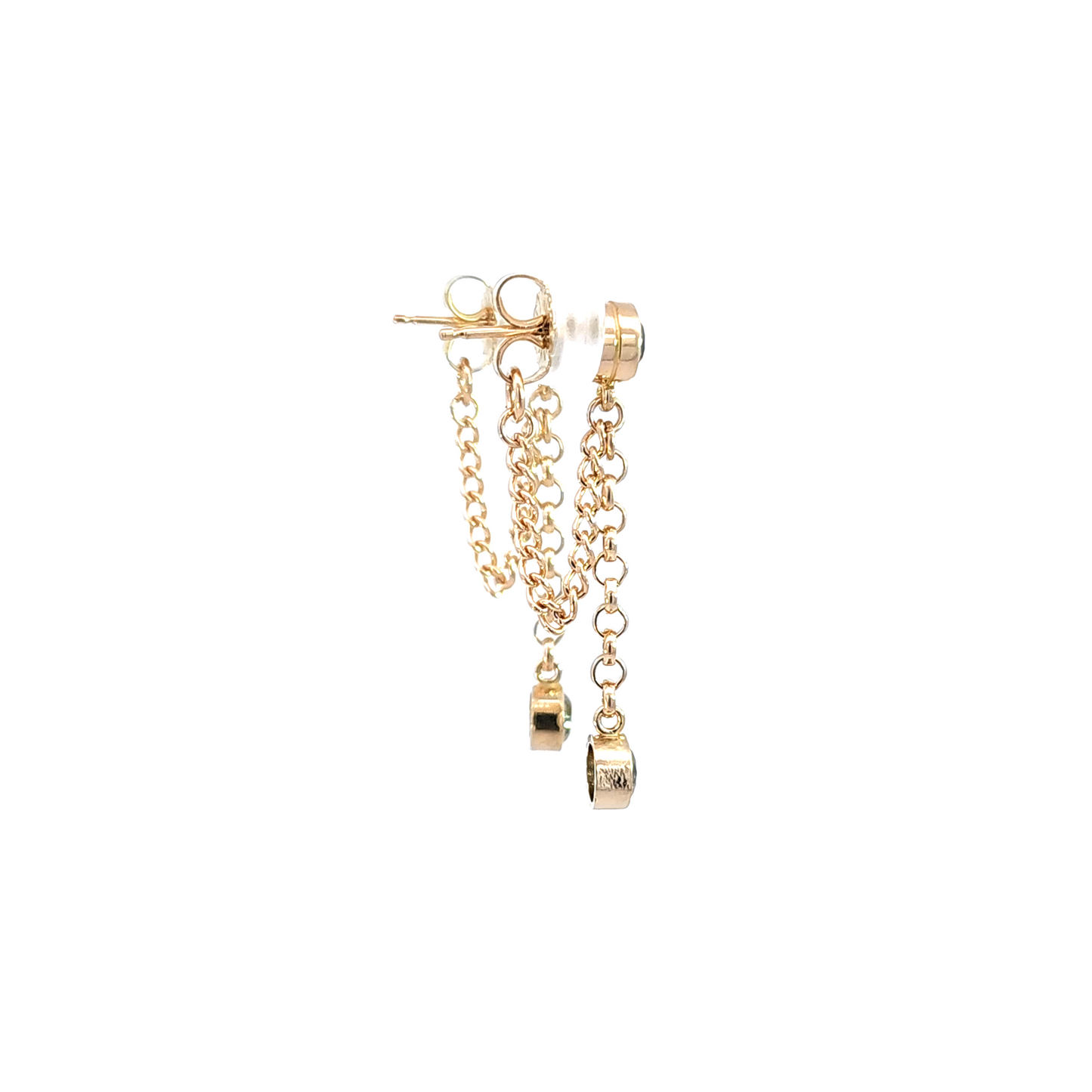 Montana Sapphires Chain Drop Earrings 3