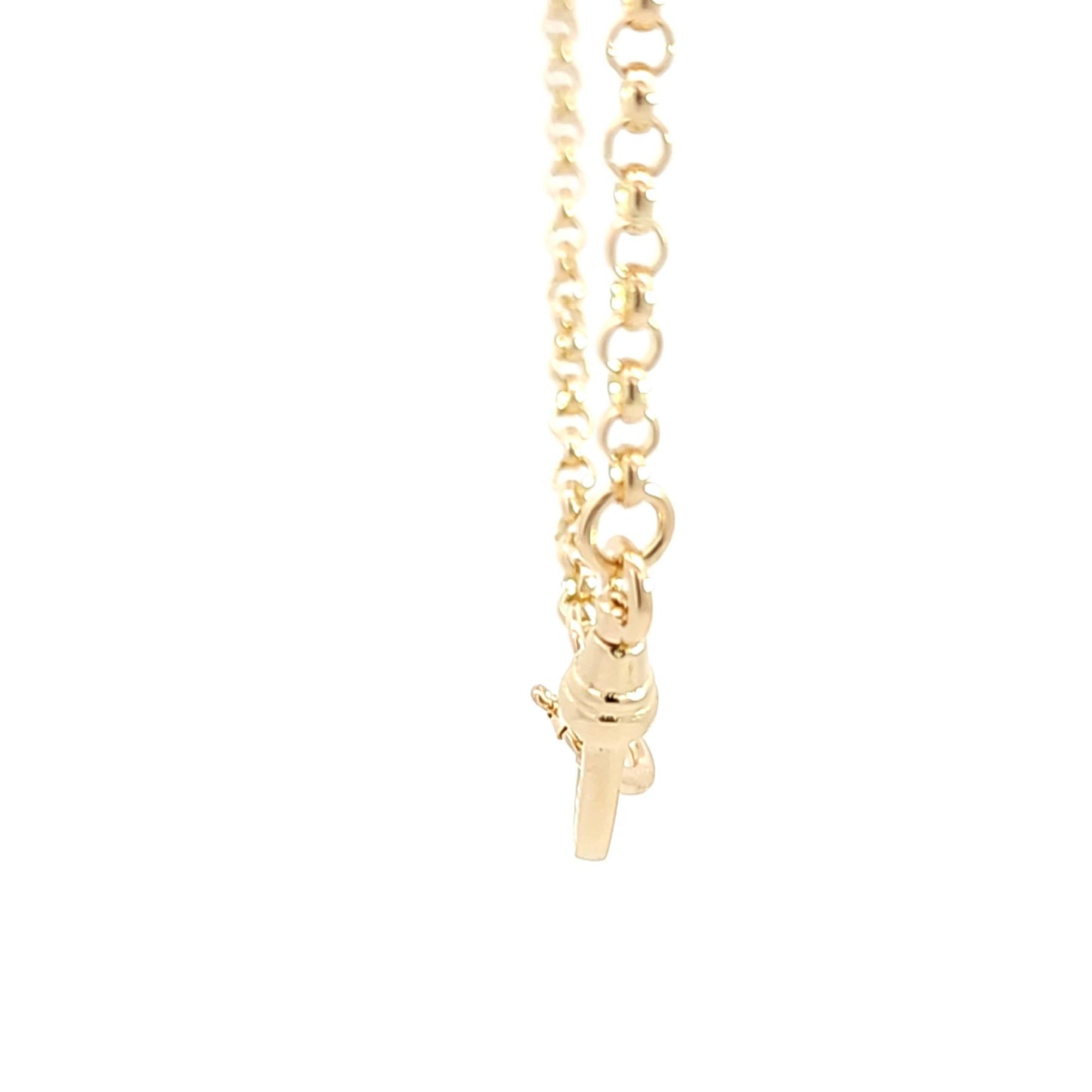 14k Rolo Chain With Charm Clip