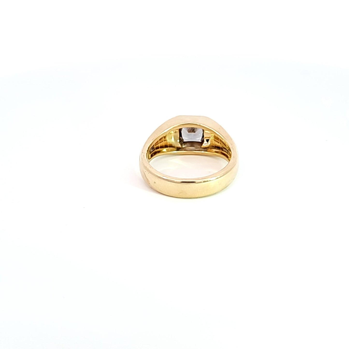 Heavy Signet Ring With Spinel