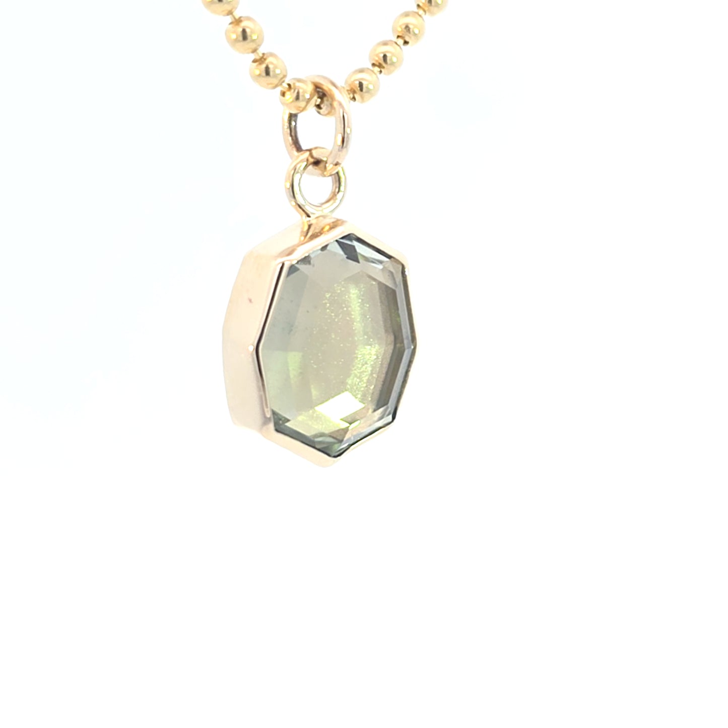 Green Amethyst Pendant