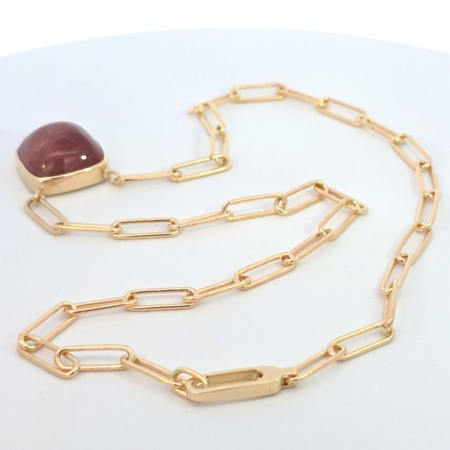 Pink Tourmaline Necklace