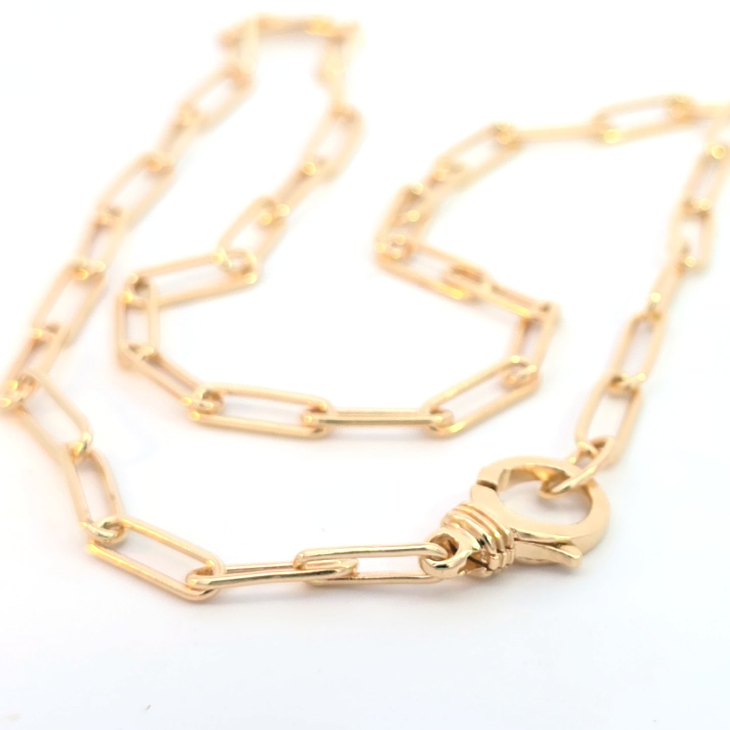 Handmade Paperclip Chain with Charm Holder