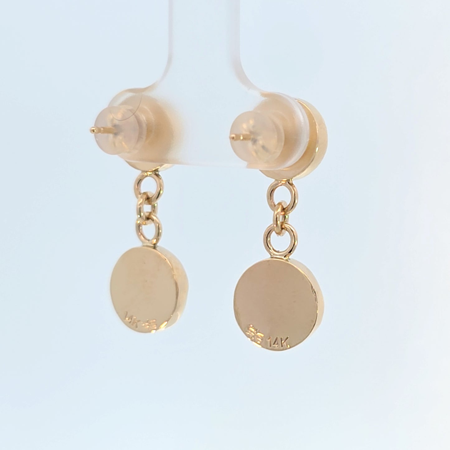 Citrine & Amethyst Dangle Earrings