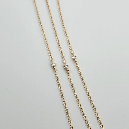 Diamond Cable Chain Bracelet