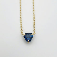 Load image into Gallery viewer, Blue &amp; Pink Tourmaline Gold Necklace
