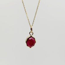 Load image into Gallery viewer, Portrait Ruby Pendant Charms
