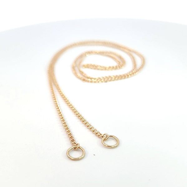 2mm Curb Chain Necklace