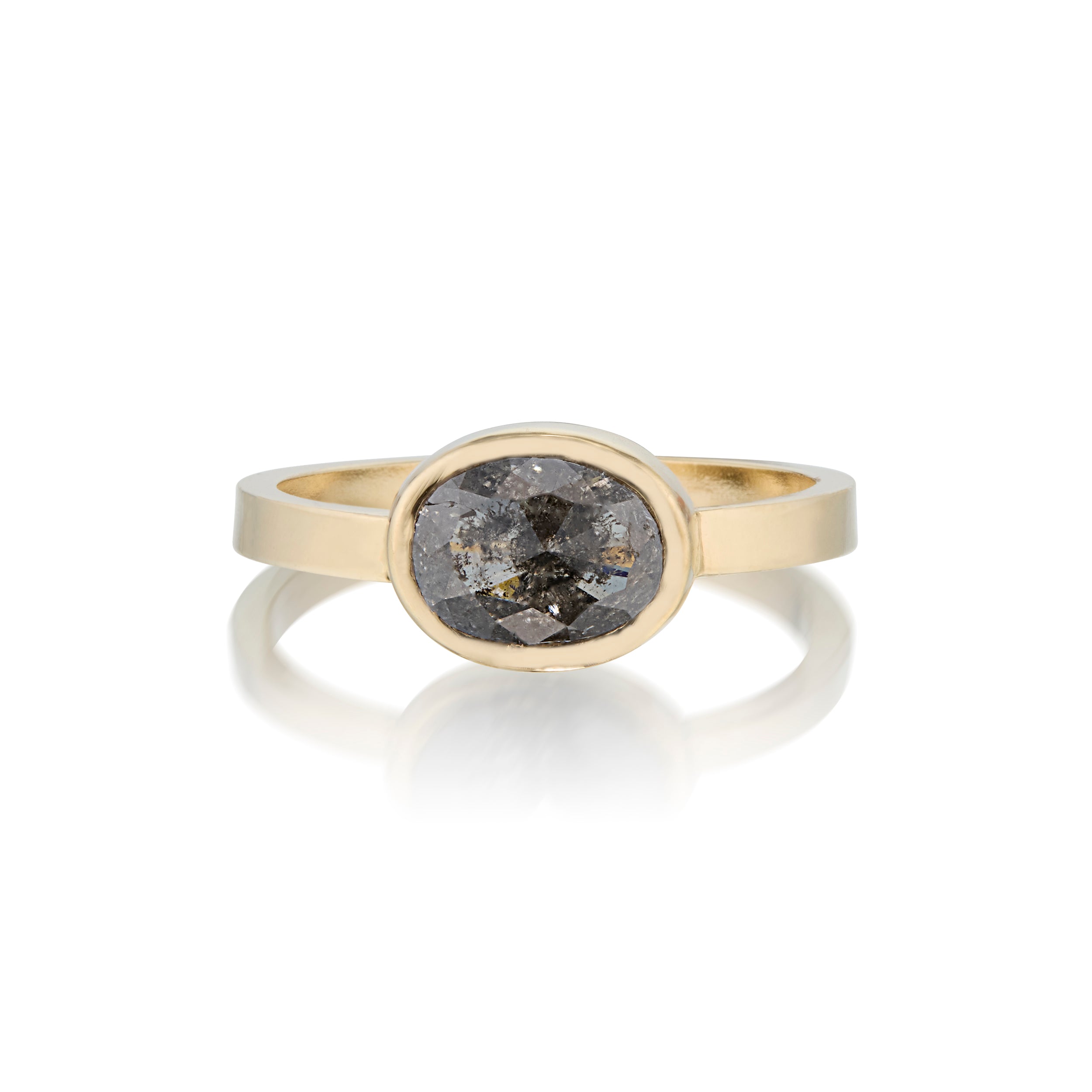 Double Rose Cut Diamond Ring