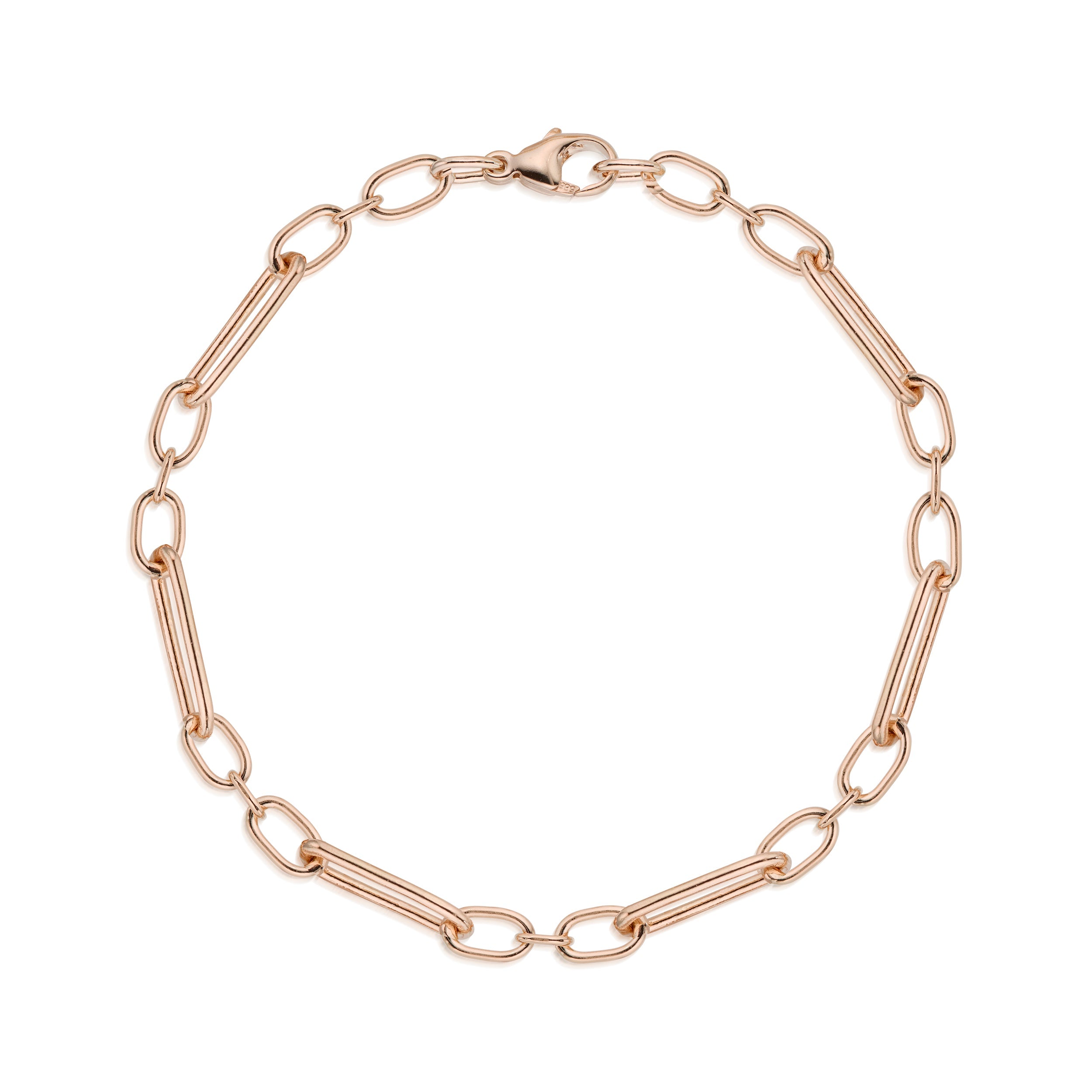 Fancy Handmade Chain Bracelet inches 14k Yellow