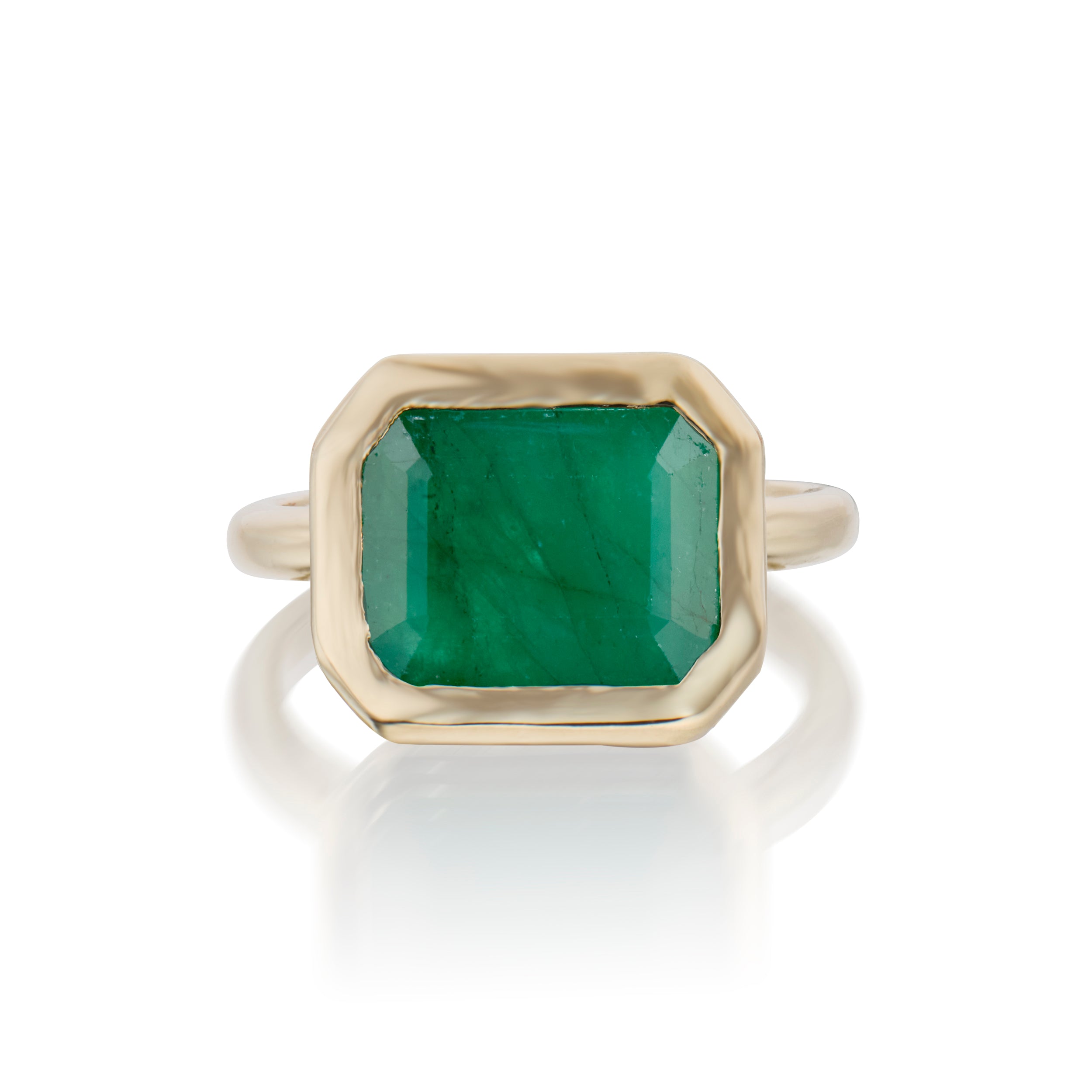 Emerald Cut Emerald Ring