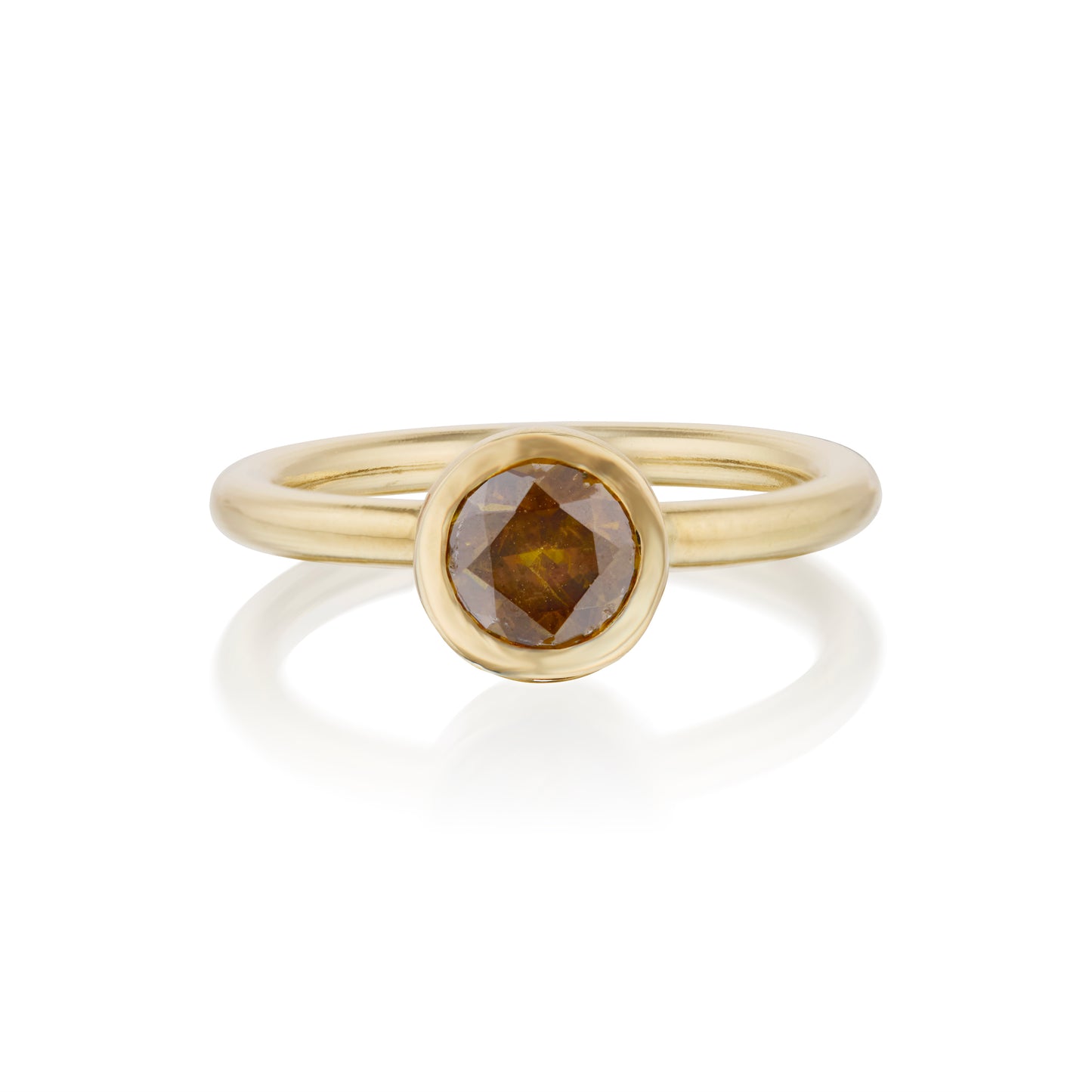 Sphene Ring in 18k Gold
