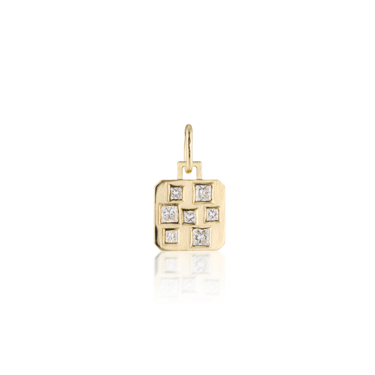 Small Building Blocks Pendant I Diamonds