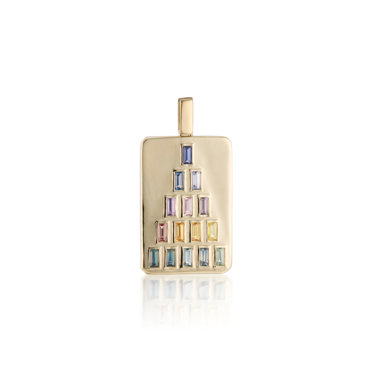 Stacked Blocks Pendant L