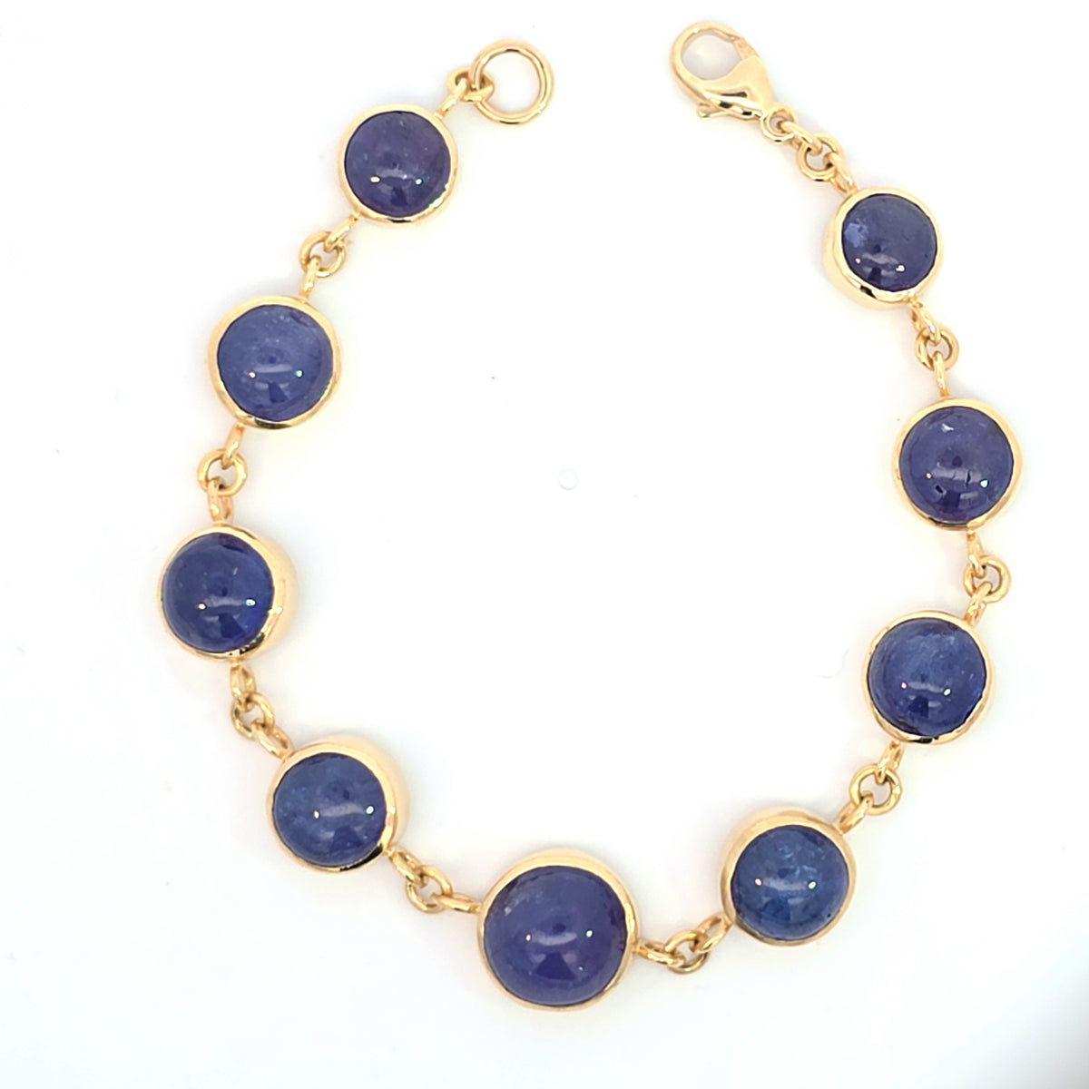 Tanzanite Cabochon Bracelet