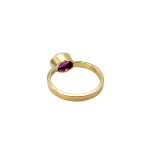 Rhodolite Garnet Gold Ring