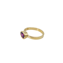 Load image into Gallery viewer, Rhodolite Garnet Gold Ring
