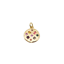 Load image into Gallery viewer, 14k Gold Sapphire Multi Shape Pendant
