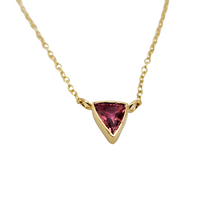 Load image into Gallery viewer, Pink Tourmaline 14k Gold Necklace
