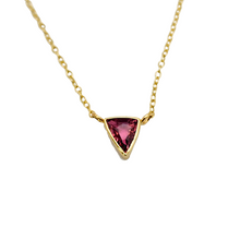 Load image into Gallery viewer, Pink Tourmaline 14k Gold Necklace
