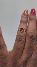 Load and play video in Gallery viewer, Madeira Citrine Ring
