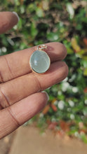 Load and play video in Gallery viewer, Milky Aquamarine Pendant
