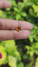 Load and play video in Gallery viewer, Madeira Citrine Ring
