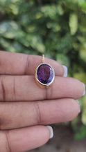 Load and play video in Gallery viewer, Oval Amethyst Pendant
