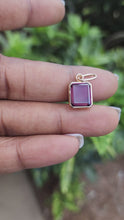 Load and play video in Gallery viewer, Umba Garnet Pendant Charm
