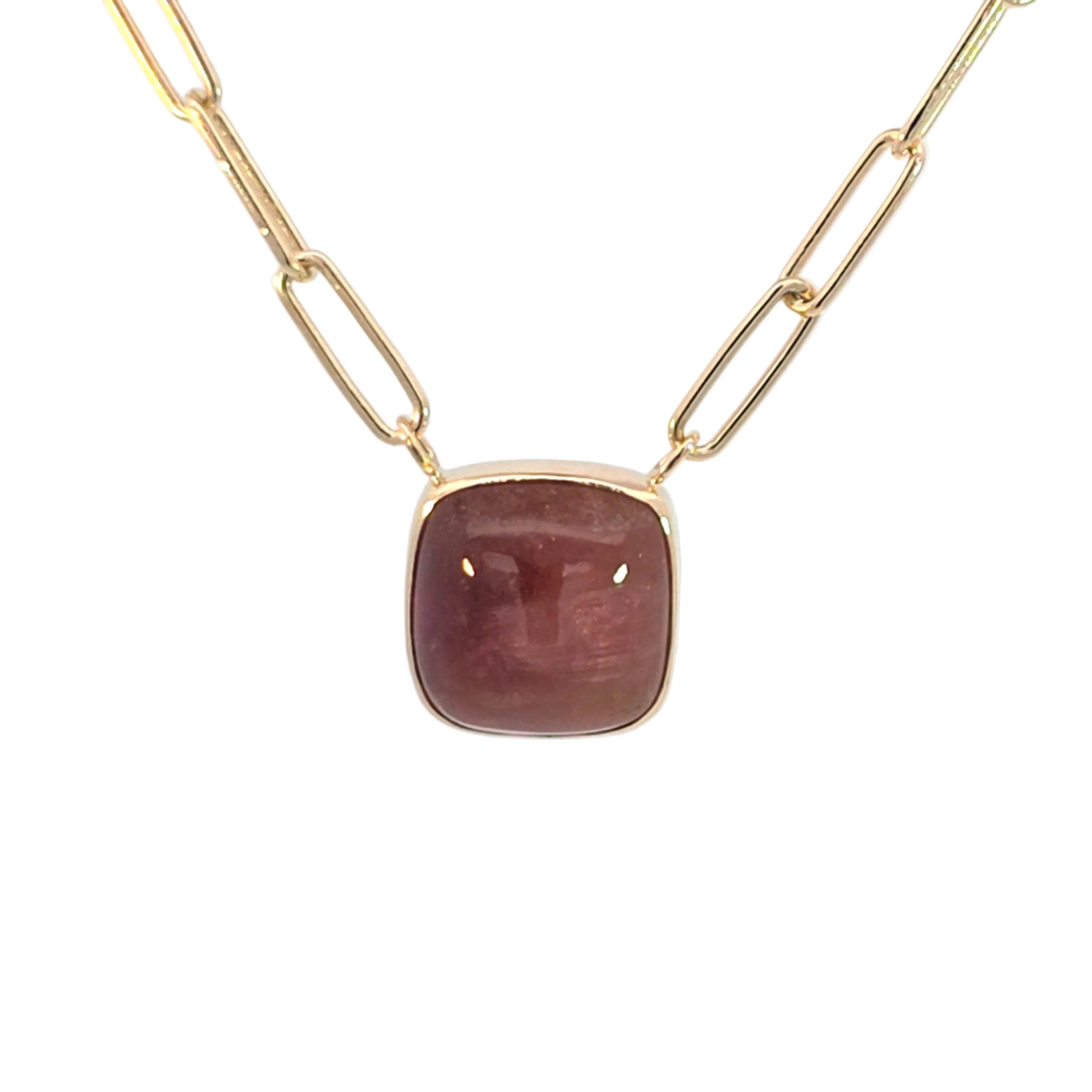 Pink Tourmaline Necklace
