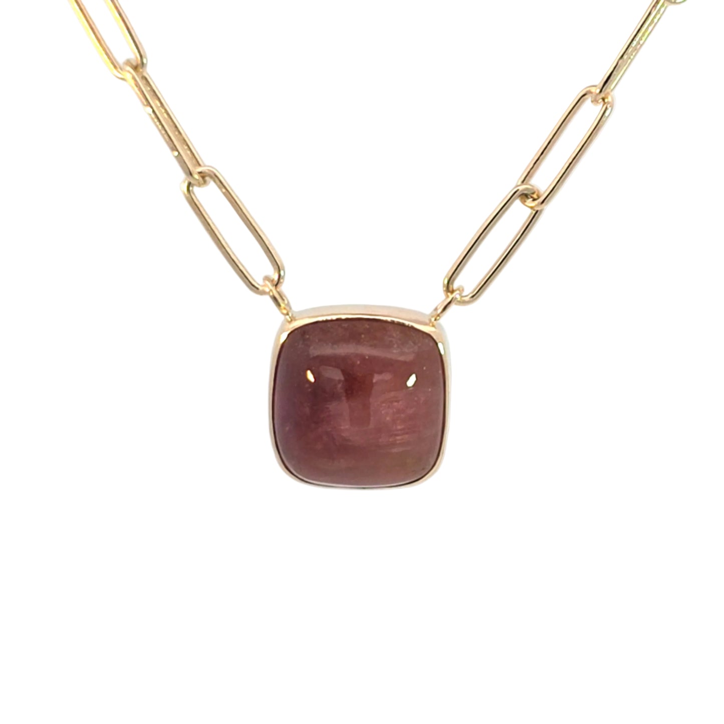 Pink Tourmaline Necklace