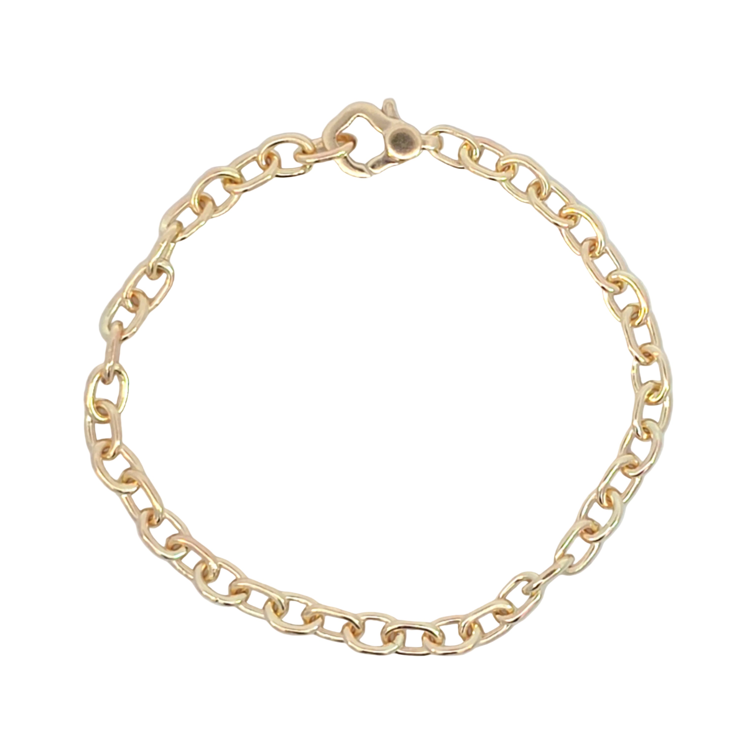 Handmade Cable Chain Bracelet