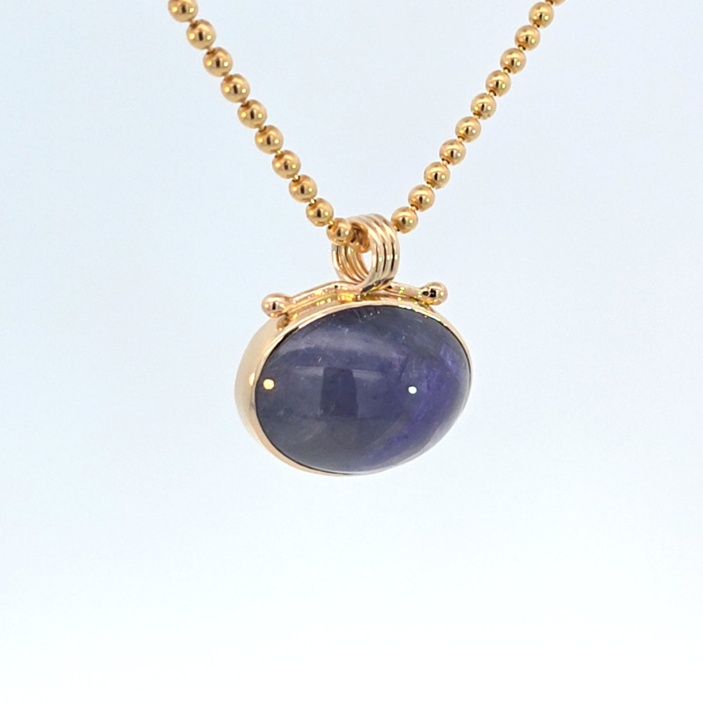 Tanzanite East West Pendant