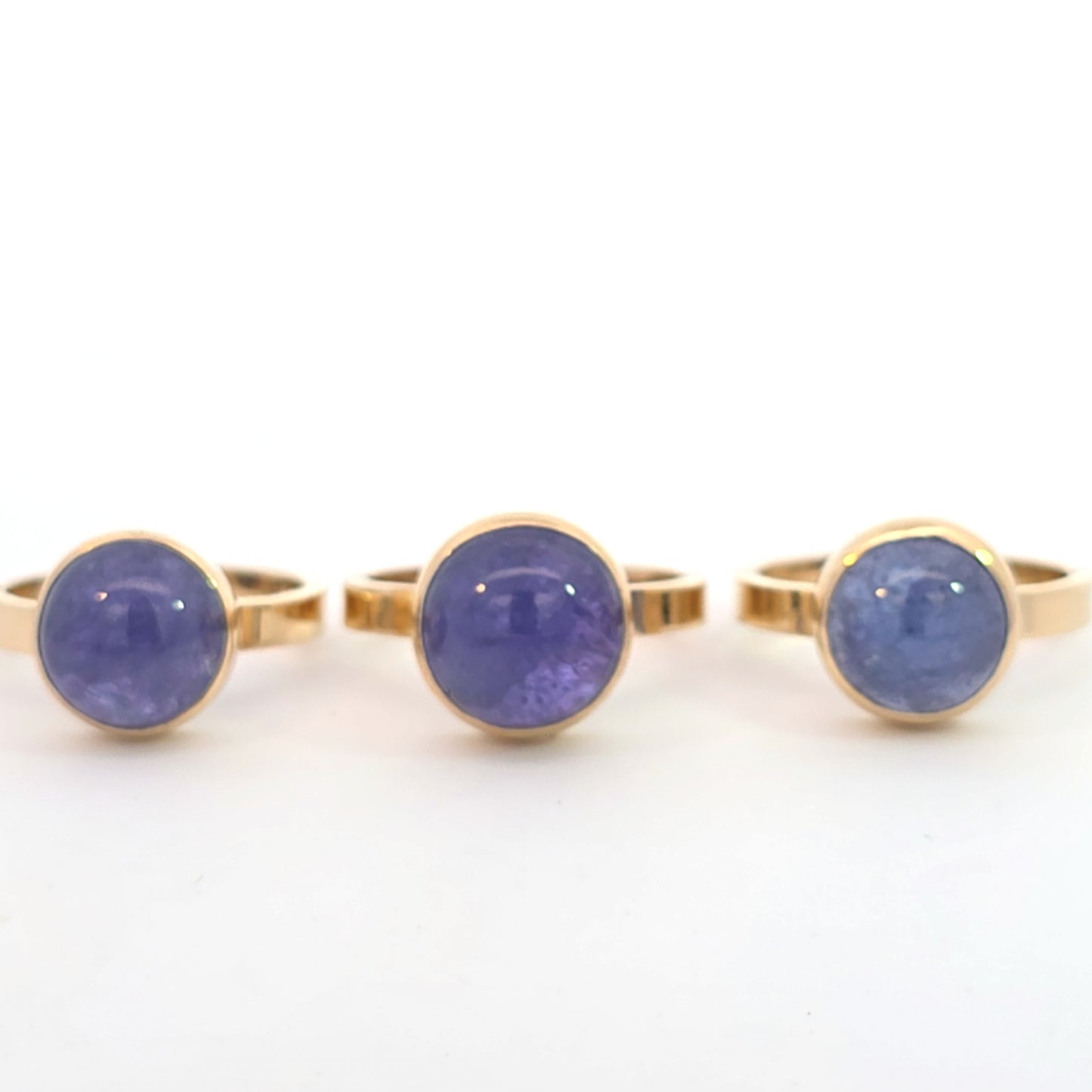 Tanzanite Cabochon Ring