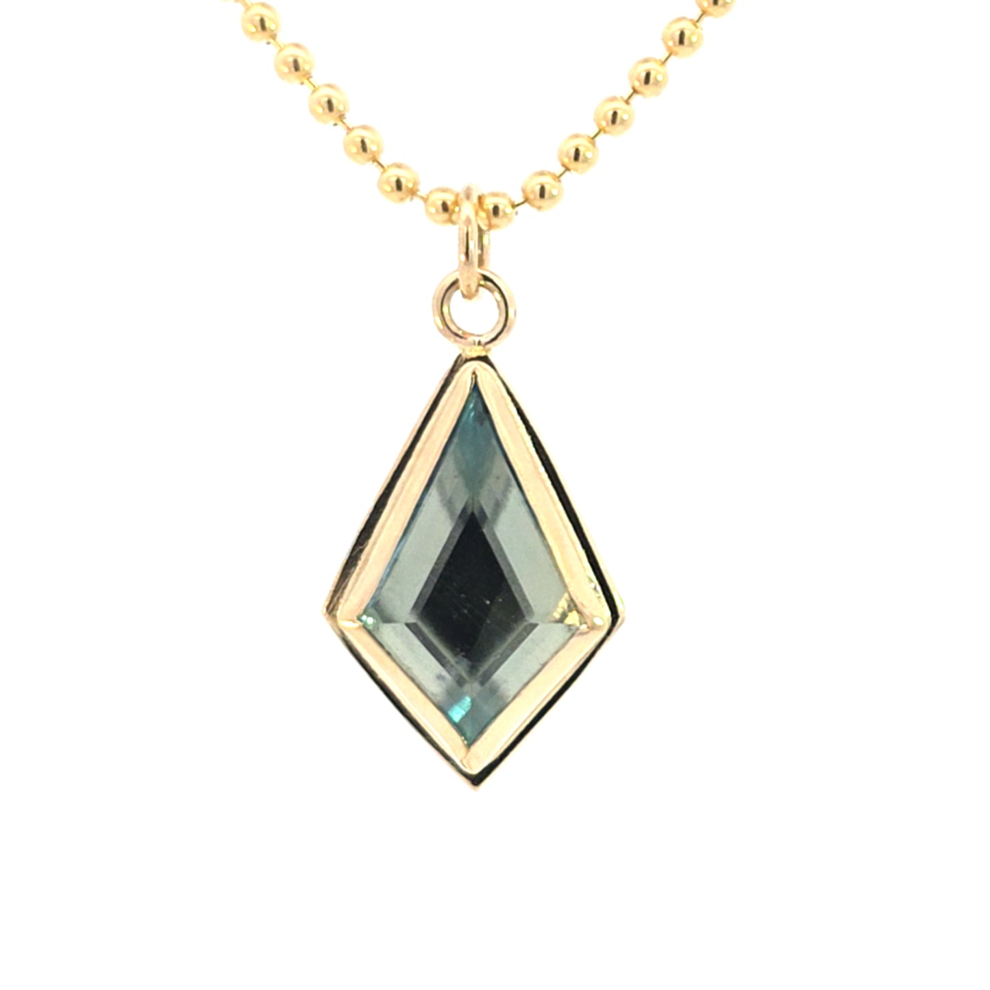 Aquamarine Kite Pendant