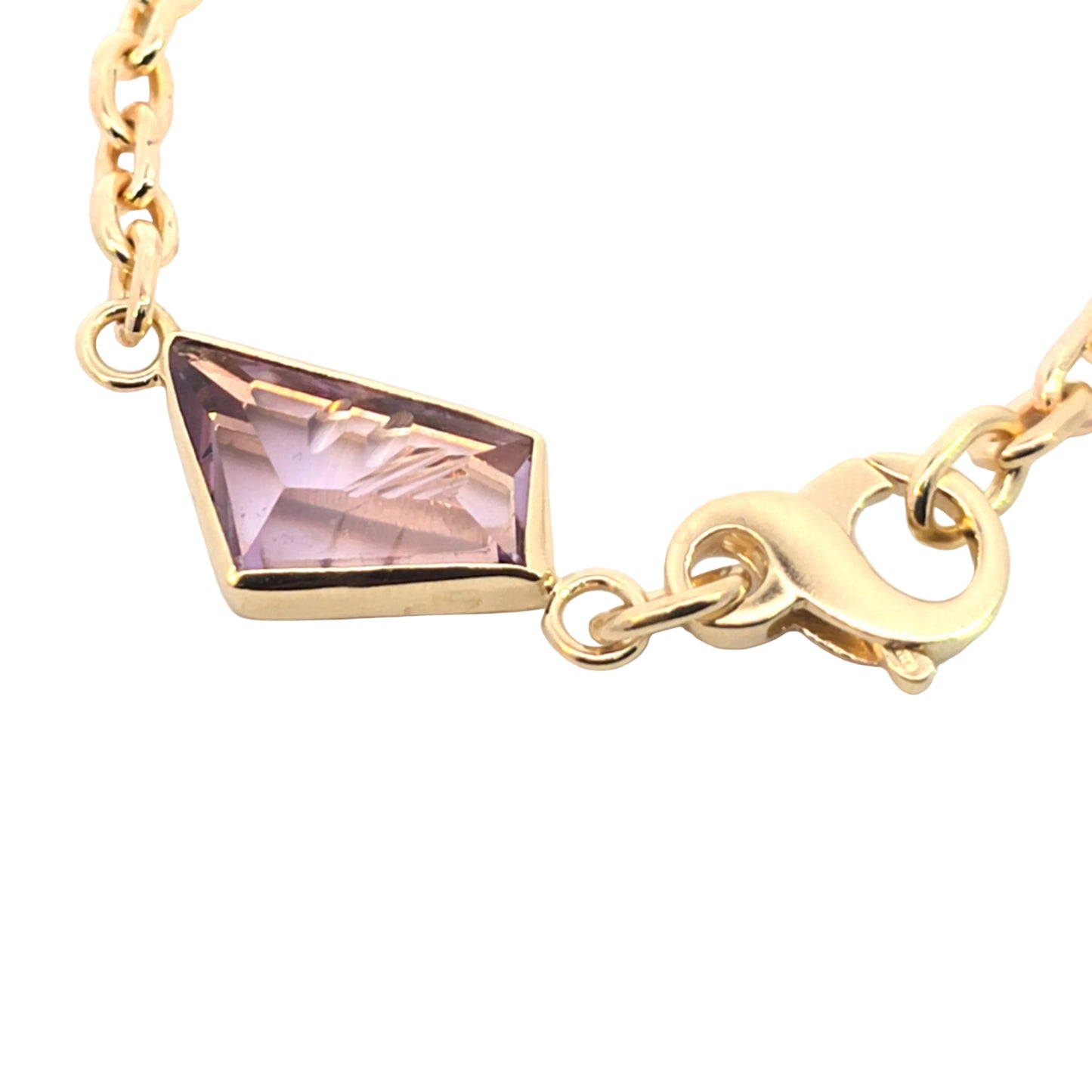 Carved Amethyst Bracelet