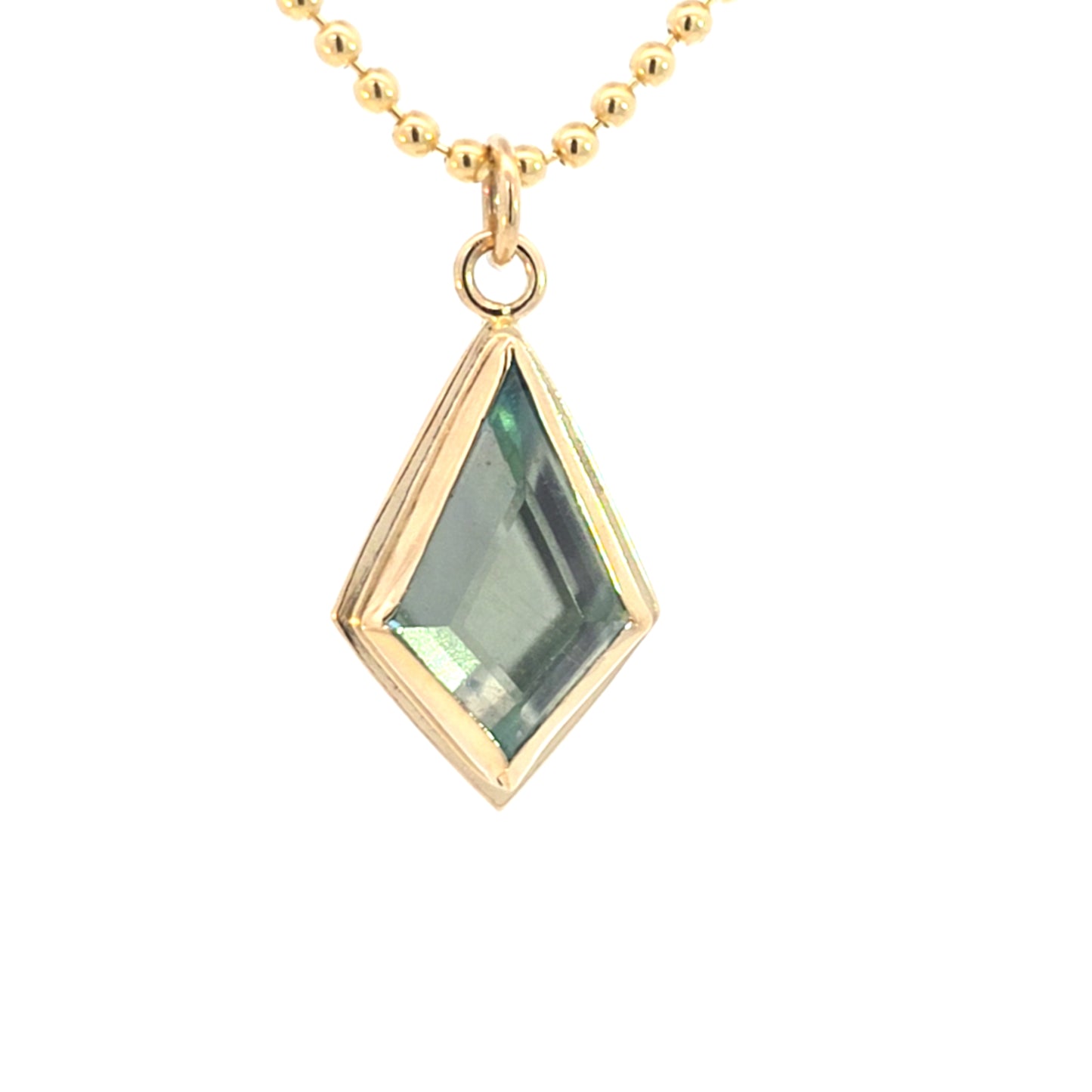 Aquamarine Kite Pendant