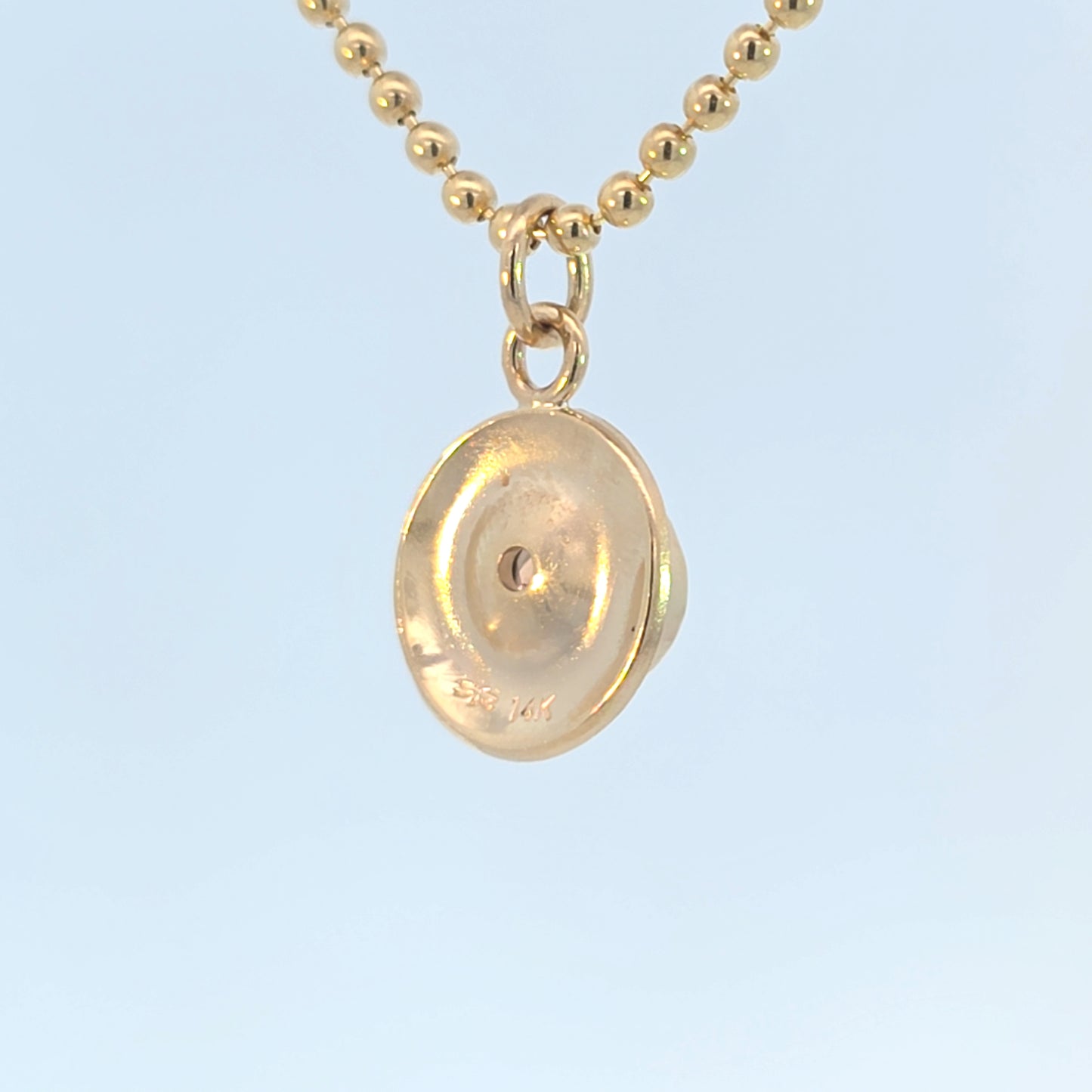 Autumn Tourmaline Dimple Pendant 2