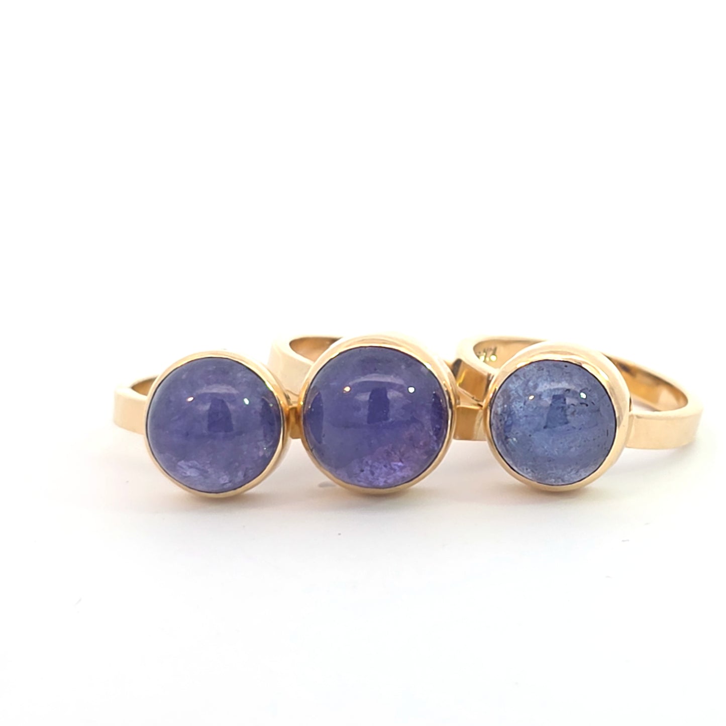 Tanzanite Cabochon Ring