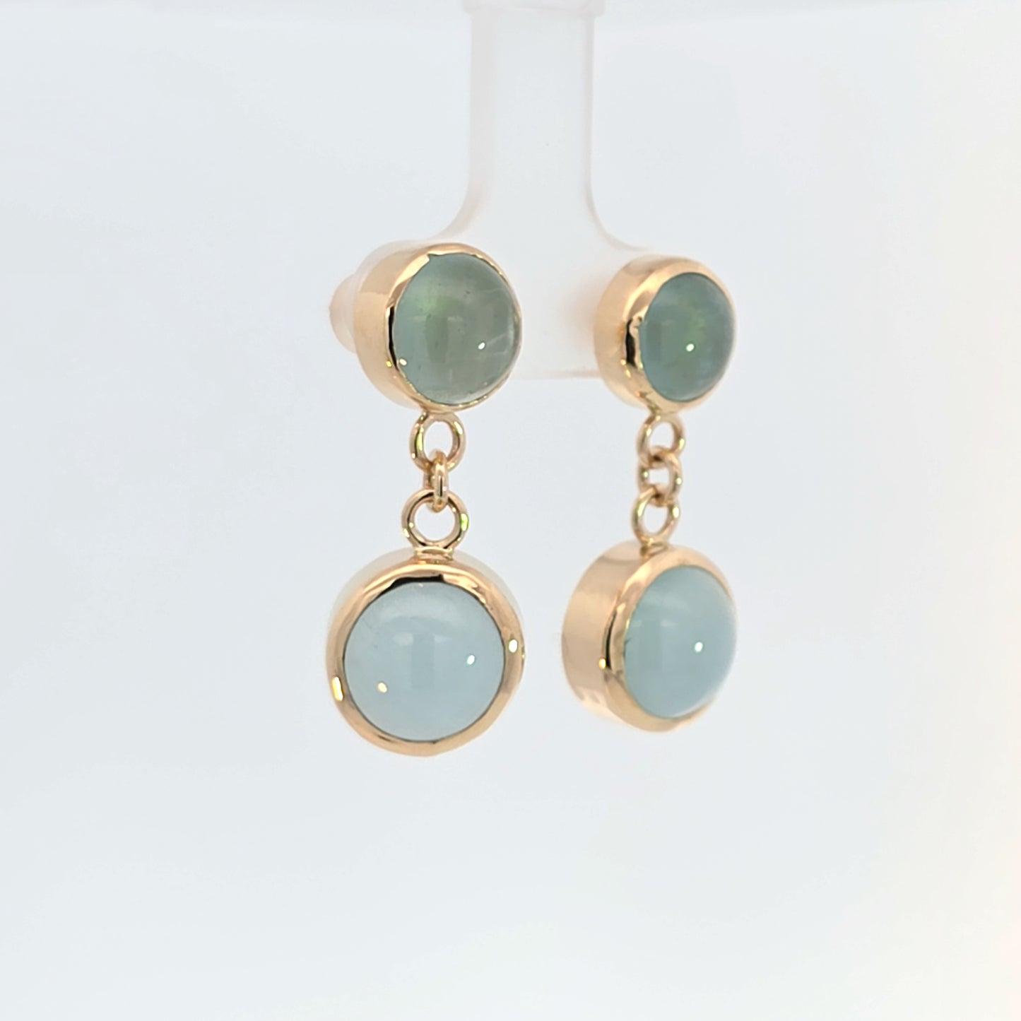 Aquamarine Double Drop Earrings