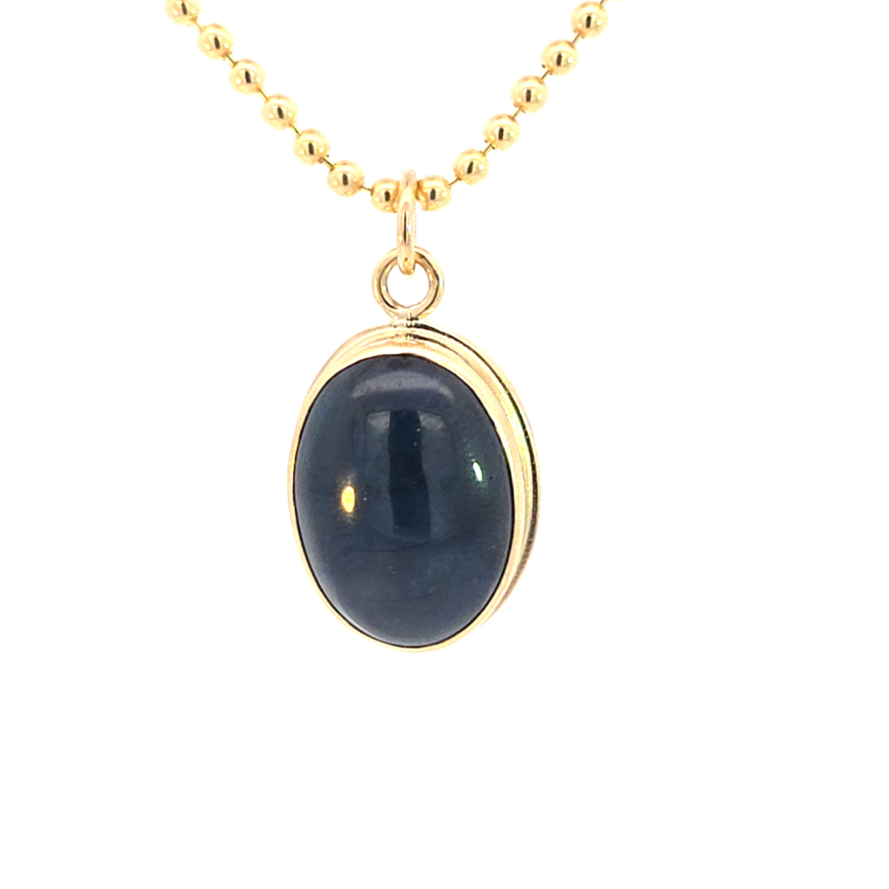Blue Star Sapphire Pendant