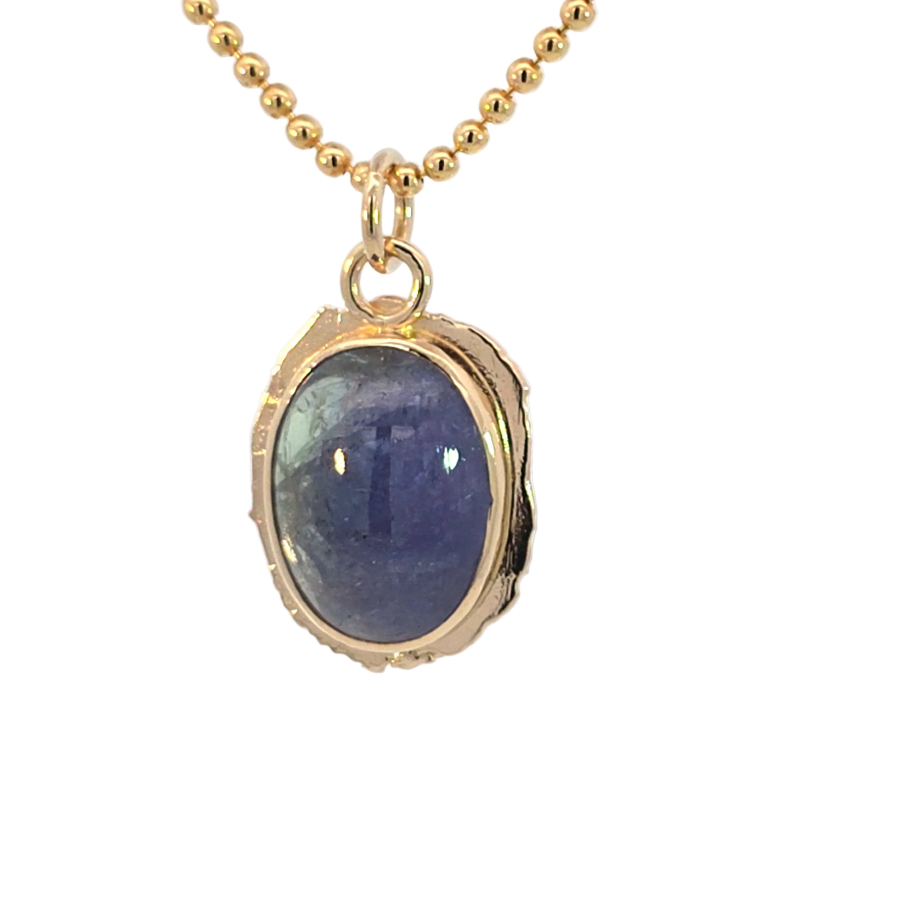 Tanzanite Molten Pendant