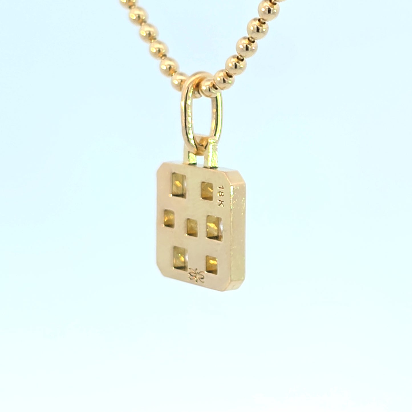Small Building Blocks Pendant I Diamonds