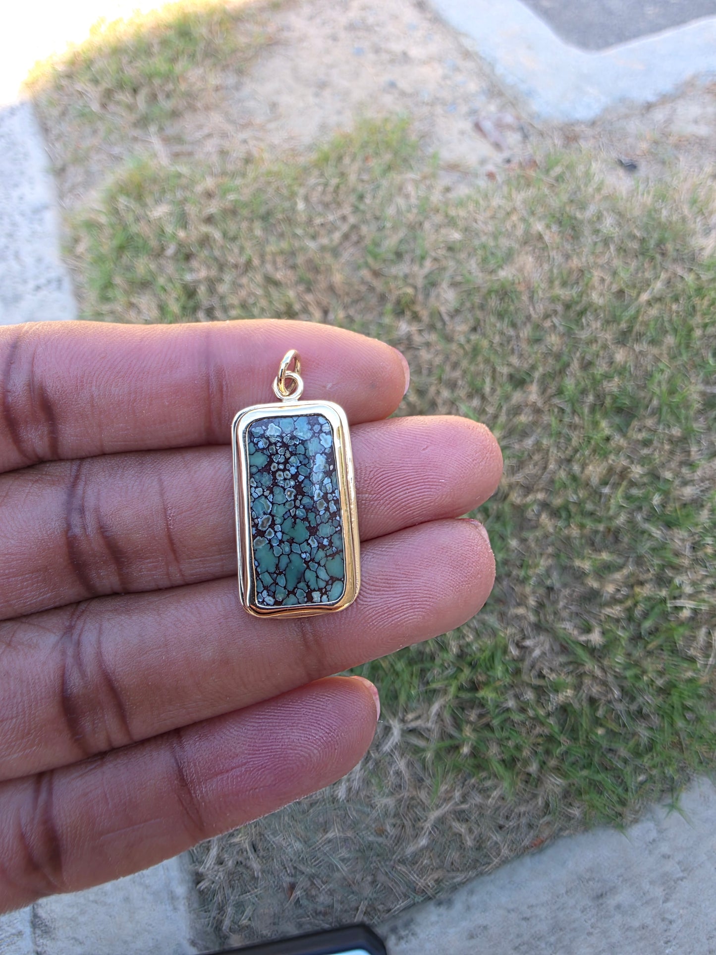 Large Turquoise Pendant