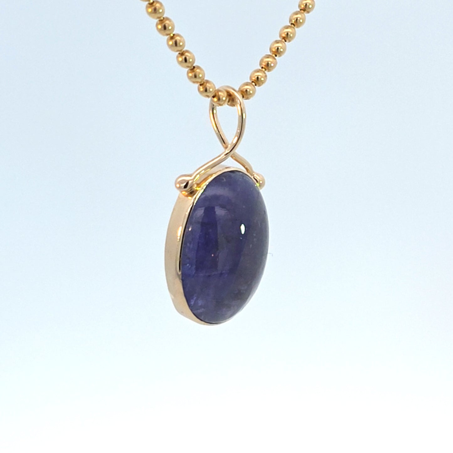 Tanzanite Swoop Bail Pendant