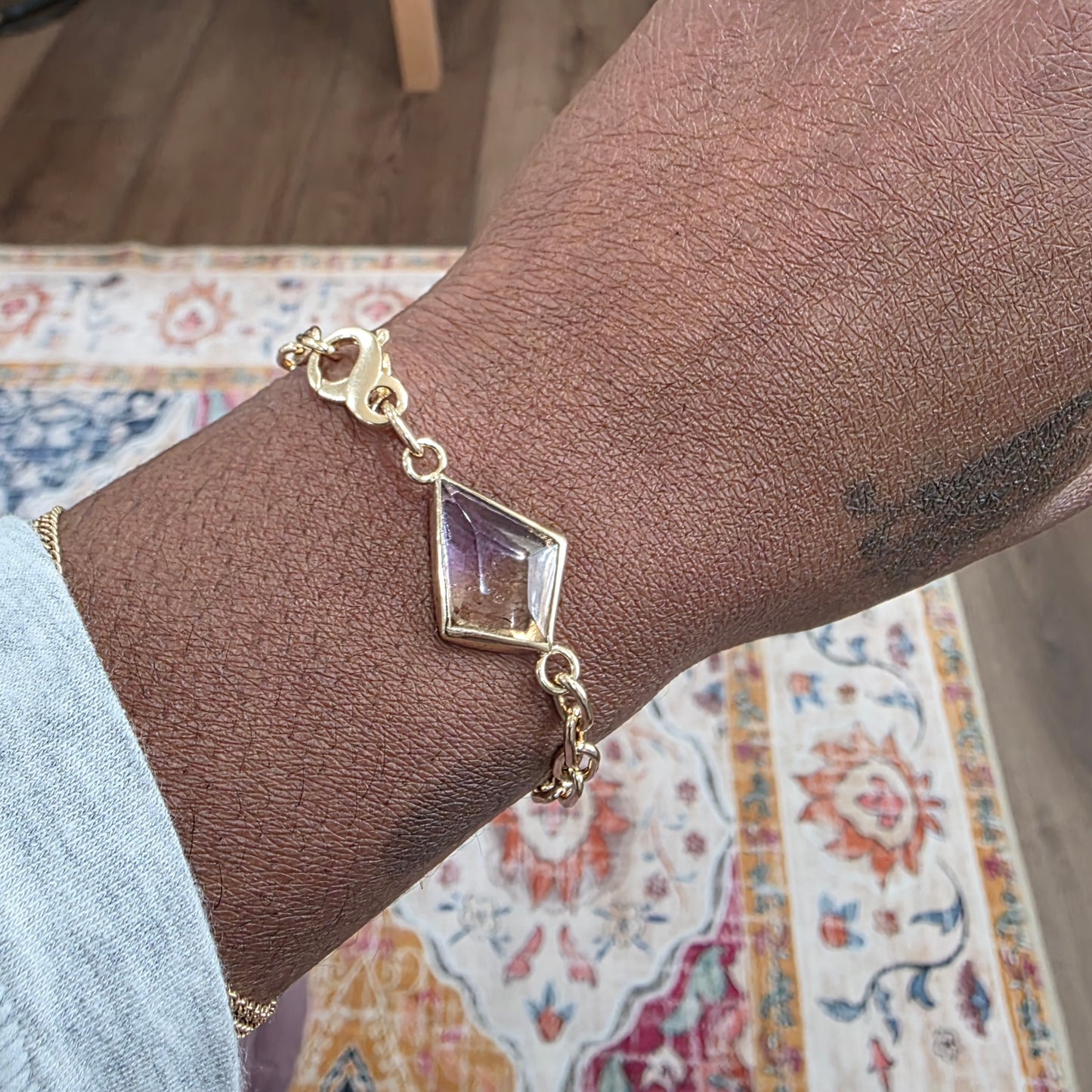 Ametrine Kite Cab Bracelet