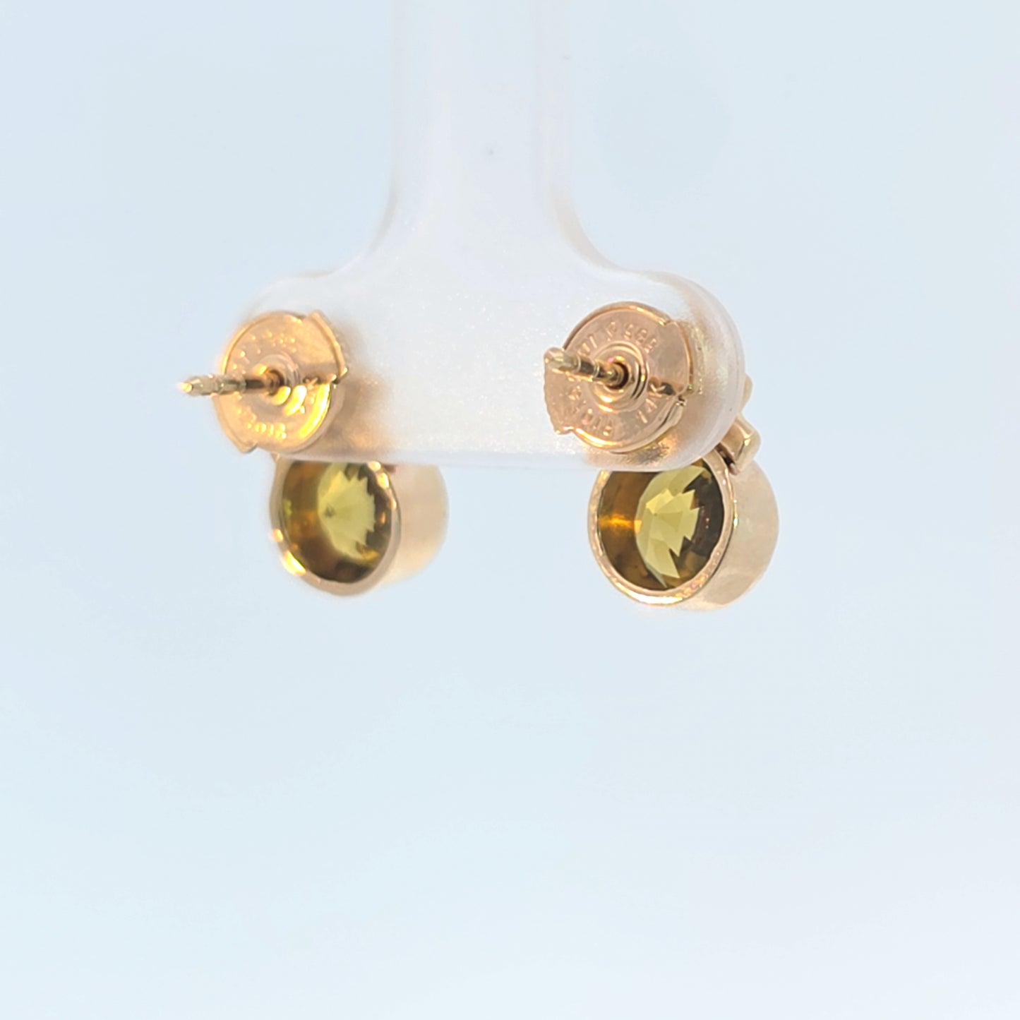 Mali Garnet Stud Earrings