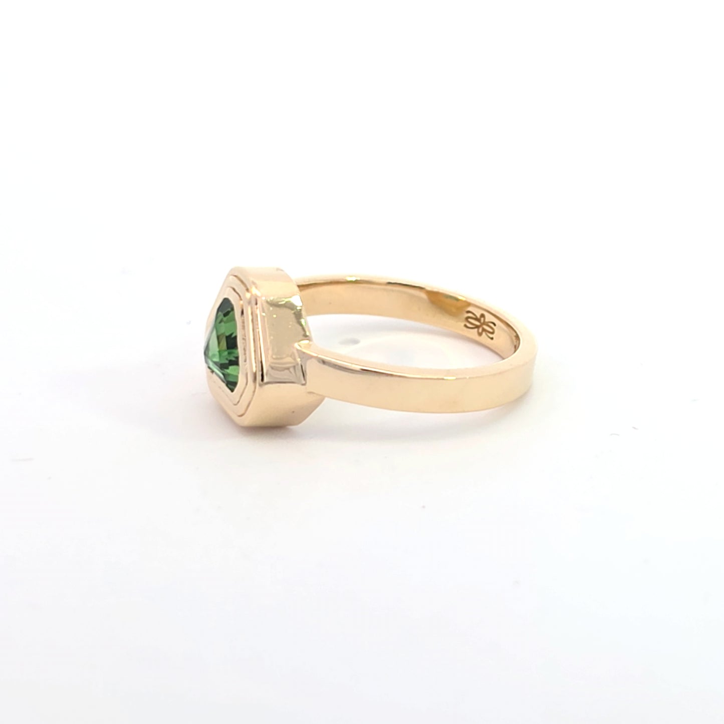 Light Green Chrome Tourmaline Ring
